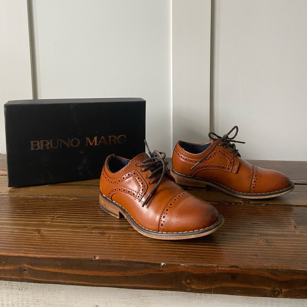 Bruno Marc Prince Dress Shoe Wing Tip Oxford